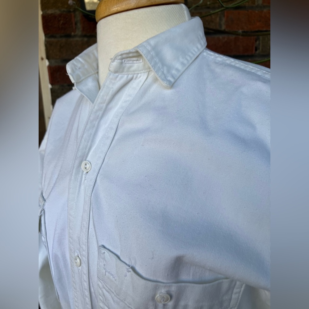 Vintage Ralph Lauren Button Down Shirtdress Sz 8